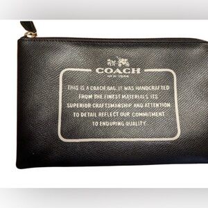 Coach Storypatch Pouch Clutch Bag, story patch badge featured on the front NWOT